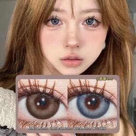 Lvycon年抛·泰迪褐&东欧蓝·14.5mm(着色13.9mm) 0-1000度(有525/575) 韩产进口·建议佩戴6-8个月左右更换)