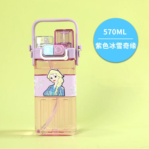 迪士尼双饮水杯570ml  tritan材质直饮+吸管  CL 商品图10