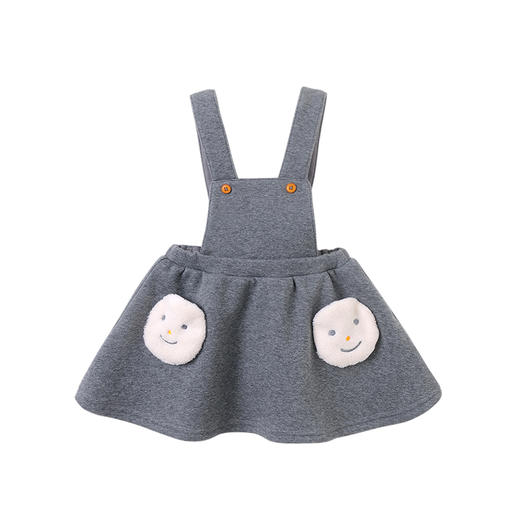 英氏女童超萌背带裙双肩带时尚连衣裙 秋冬款 商品图4