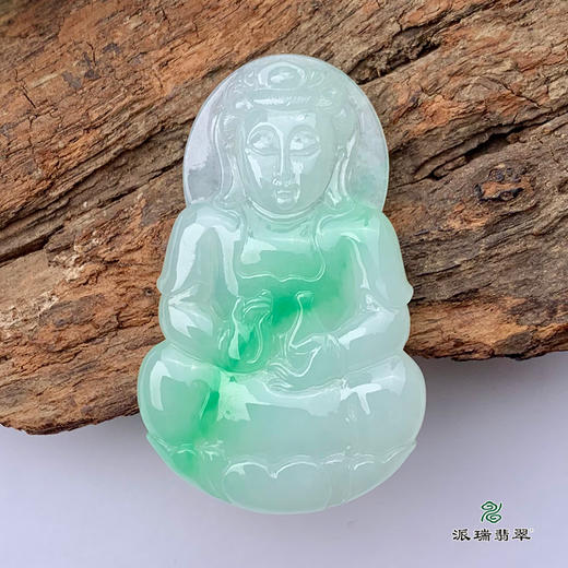 派瑞翡翠 翡翠观音 糯种 绿色 商品图1