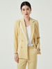 IWY/时尚西服西装套装女撞色高级设计感播音主持人上镜正装黄色工作服CP12103 商品缩略图2