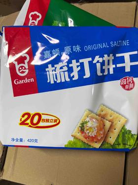 嘉顿梳打饼干 袋装 420g 原味