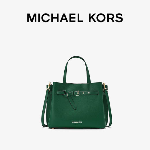 【般贸】美国MK Emilia 托特包蝴蝶包手提斜挎单肩女包38413墨绿 商品图0