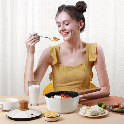 意大利卡特马克 八角奶锅不粘锅麦饭石色煮面汤锅煎锅家用婴儿宝宝辅食锅奶锅平底煎蛋加深锅具厨具 心选到家 商品图5