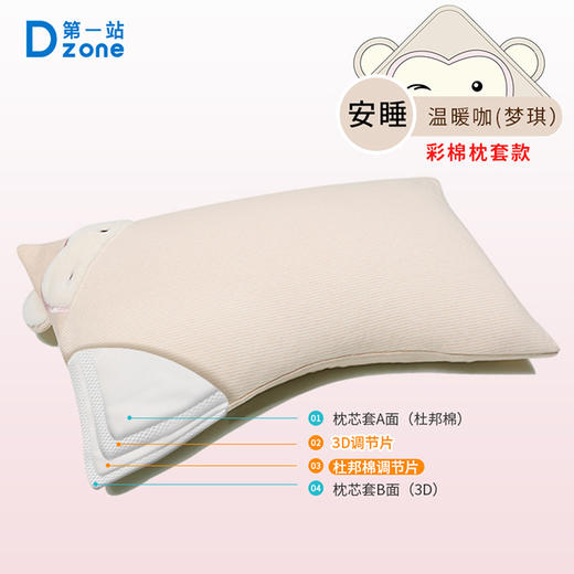 Dzone第一站安睡甜梦四季婴童枕0-12岁 商品图1