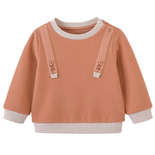 英氏卫衣儿童华夫格帅气柔软套头衫休闲运动上衣T恤YRTAJ1P202A 商品图4