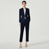 IWY/藏青色西装外套女2023新款春季高级感职业套装修身经理工作服正装CP12305 商品缩略图0