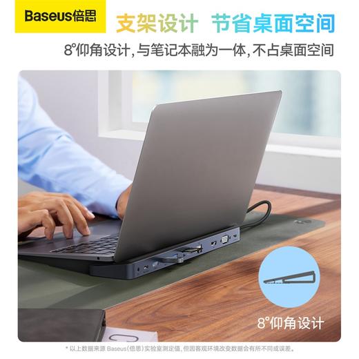 倍思 速享二代 十二合一 HUB扩展坞 深空灰 商品图2