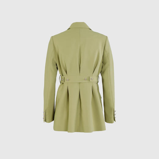 后背打褶系带外套 商品图2