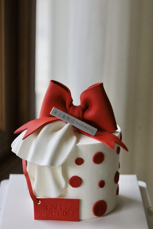 红色系波点蝴蝶结（图片是4寸） 商品图2