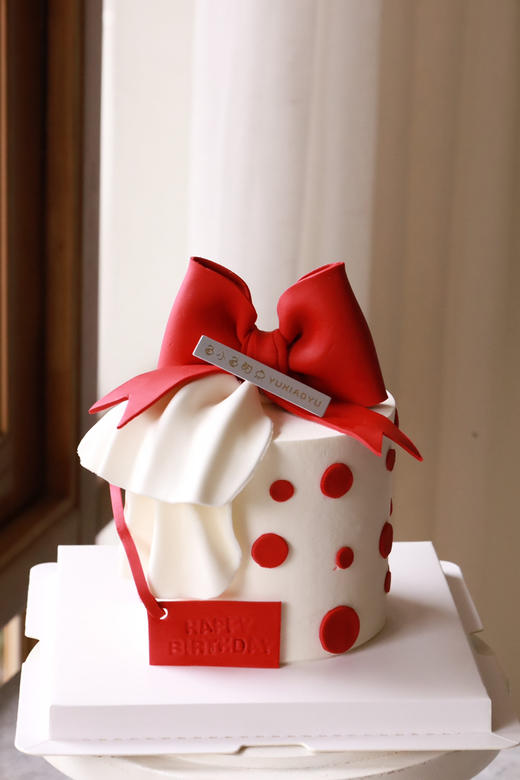 红色系波点蝴蝶结（图片是4寸） 商品图1