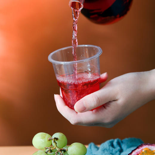 「100只装！200毫升」希艺欧一次性杯子 居家日用加厚硬质航空杯透明塑料杯水杯磨砂硬塑料餐饮用具 商品图3