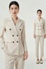 IWY/杏色西装套装女高级感春秋新款通勤职业正装西服小个子韩版两件套C12353+P12312 商品缩略图5