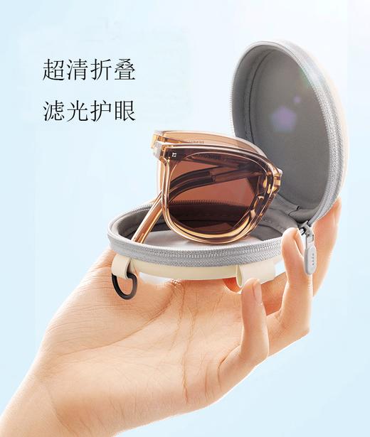 【买一赠一】口袋里的墨镜2.0 升级大镜框 可折叠超轻便携易收纳 防紫外线舒适男女同款 百搭太阳镜 商品图4