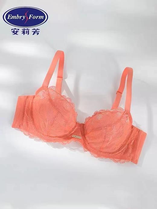 安莉芳专柜新品薄款蕾丝单层围文胸女士性感胸显小内衣EB00583 商品图0