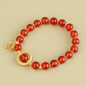 【宫里手串】相思玛瑙手串