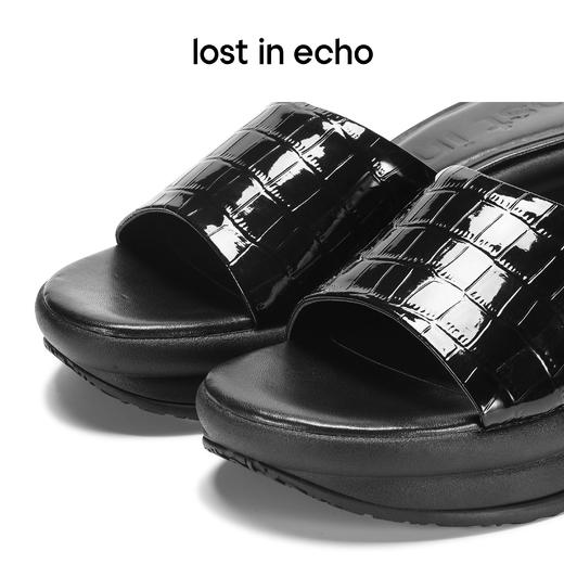lost in echo设计师品牌一片式厚底水台凉拖牛仔百搭舒适拖鞋潮女 商品图4