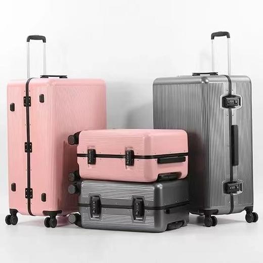 出口日本高端轻商务行李箱旅行箱拉杆箱 20 24 28寸登机箱 铝镁版PC铝框版 商品图0