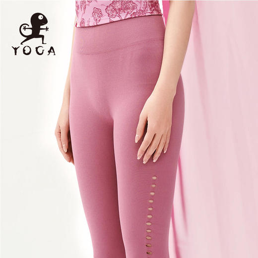 壁虎瑜伽【2302KZ222】破洞高弹瑜伽九分裤【5天发货】 商品图5