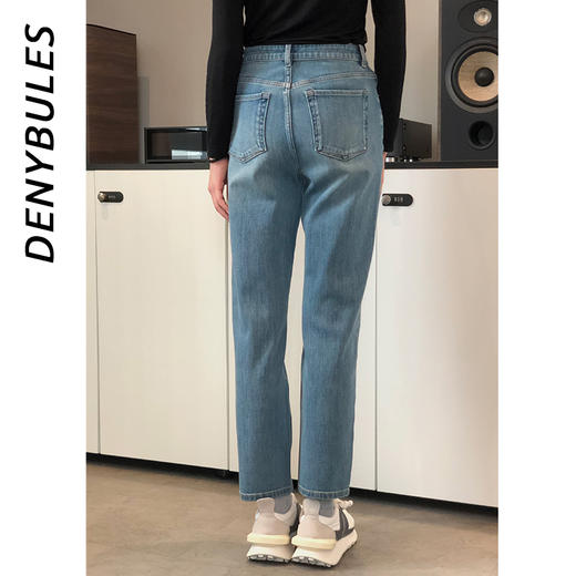 DENYBULES春季修身四面弹法棍牛仔裤 商品图2