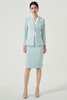 IWY/新款水蓝色西装套裙女高级感面试职业正装套装美容院工作服CS1584 商品缩略图5