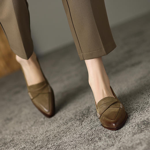 舒适百搭，优雅女人味低跟女鞋DP-9031 商品图2
