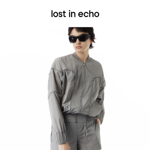 lost in echo设计师款Aliz系列分割拼接收腰运动外套防晒衣 商品图0
