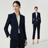 IWY/藏青色西装外套女2023新款春季高级感职业套装修身经理工作服正装CP12305 商品缩略图1
