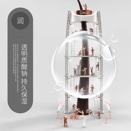 UBO奢享神经酰胺洗发露*800g（买一送一） 商品图4