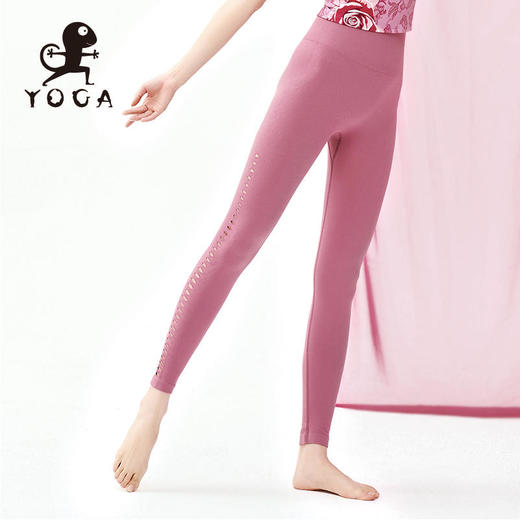 壁虎瑜伽【2302KZ222】破洞高弹瑜伽九分裤【5天发货】 商品图6