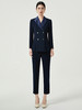 IWY/西装套装女春秋职业装撞色双排扣西服外套面试正装工作服CP12306 商品缩略图2