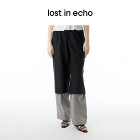 lost in echo设计师款Aliz系列可拆卸拼接抽绳工装裤运动裤