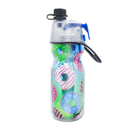 美国 O2Cool 成人儿童 喷雾运动水壶 （甜甜圈355ml ） 商品图0