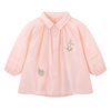 英氏儿童纯棉衬衫女宝长袖单层开衫上衣春秋轻薄透气YRCAJ1P218A 商品缩略图4