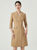 IWY/卡其色高端职业连衣裙女士商务经理正装工作服七分袖西装裙Q470 商品缩略图3