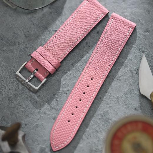 芯选手工表带 Epsom皮 樱花粉 商品图0