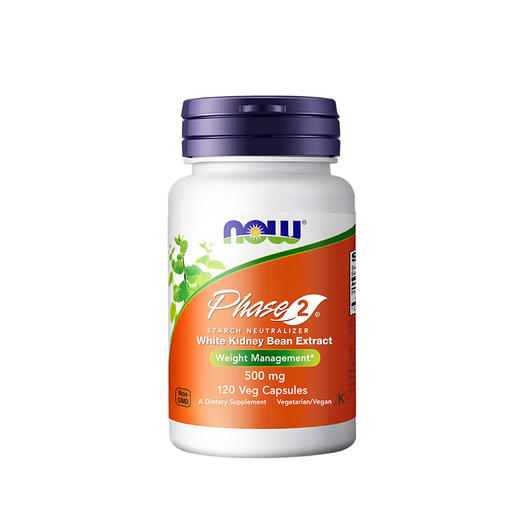 【碳水阻断】白芸豆阻断胶囊120粒 降低淀粉吸收率 NOW Foods诺奥 商品图4