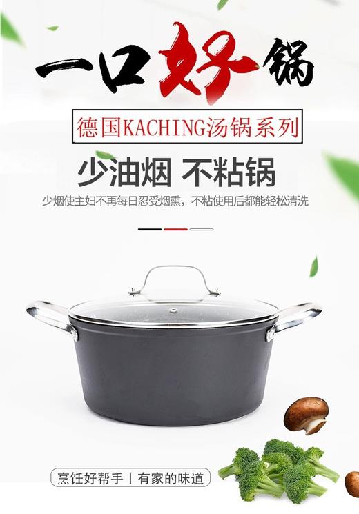 DLL【中欧班列精选】德国KACHING不粘锅汤锅（带盖）26cm 商品图0