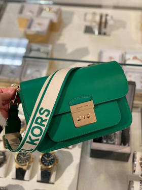 春季新款💰1540🇺🇸直邮✈️MK sloan 邮差包，帆布logo宽肩带