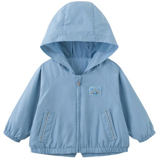 英氏童装2023春新款男宝凉感防晒衣透气轻薄连帽外套YRWGJ1P198A 商品图4