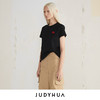 JUDYHUA 植绒小红唇设计T恤 商品缩略图1