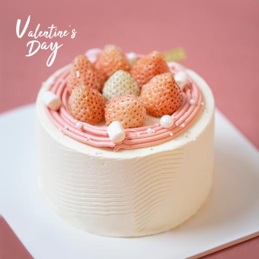 即将下架！季节限定「奶粉色の爱」淡雪草莓蛋糕 商品图0
