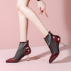 春夏新款，网纱拼接真皮细跟高品质网靴JJ-D867 商品缩略图7