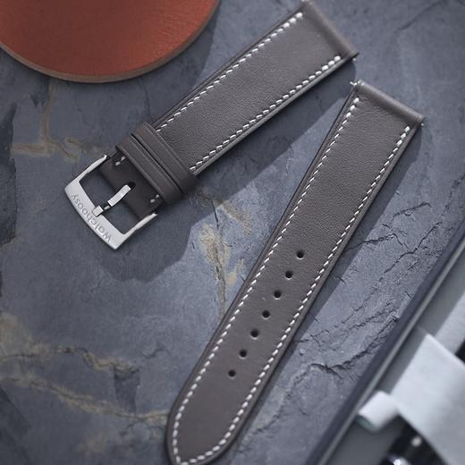 芯选手工表带  swift皮 锡器灰 商品图0