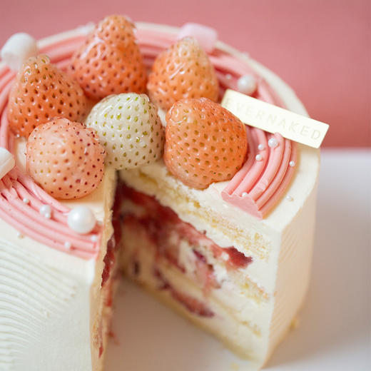 即将下架！季节限定「奶粉色の爱」淡雪草莓蛋糕 商品图6