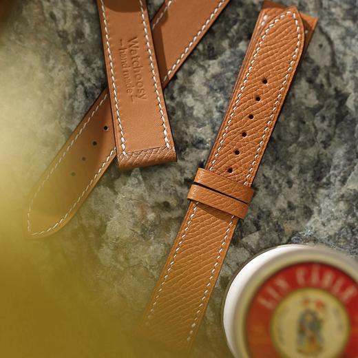 芯选手工表带 Epsom皮 金棕 商品图0