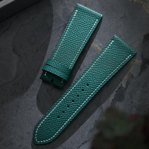 芯选手工表带  Epsom皮 竹绿 商品图0