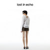 lost in echo设计师品牌Ari系列时尚舒适抽绳露背半门襟白衬衫女 商品缩略图3