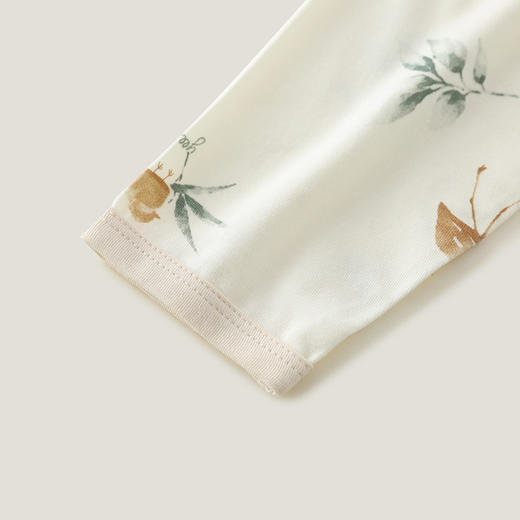 英氏婴儿衣服林间竹纤维襟蛤男女宝宝莫代尔四季连体衣23春夏裆哈YLDAJ0P002A 商品图3