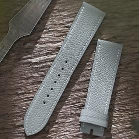 芯选手工表带 Epsom皮 冰川灰